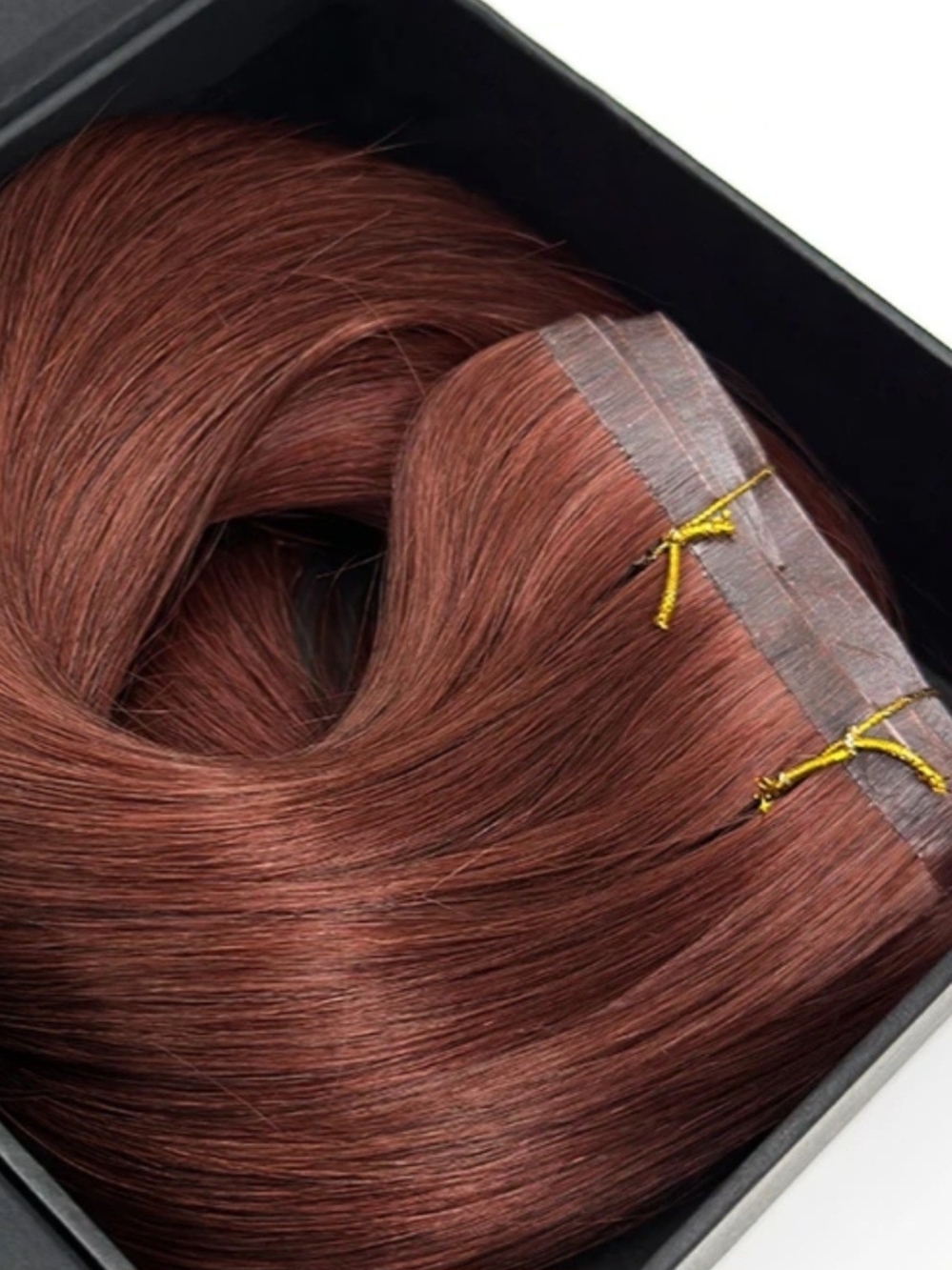 FOXY LOCKS Premium Chestnut Brown Clip-In full Head Hair Extensions - Women Hair